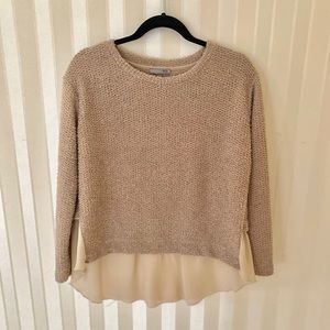Zara shimmer knit sweater